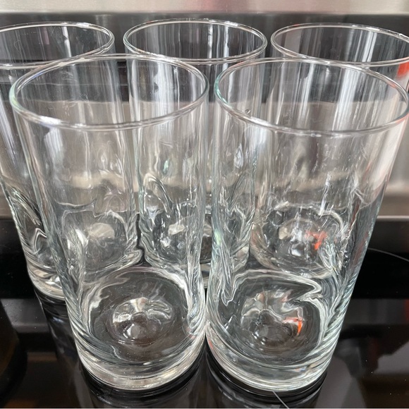 Libbey Kitchen 5 Libbey Crisa Impressions Thumbprint Pinched Sides